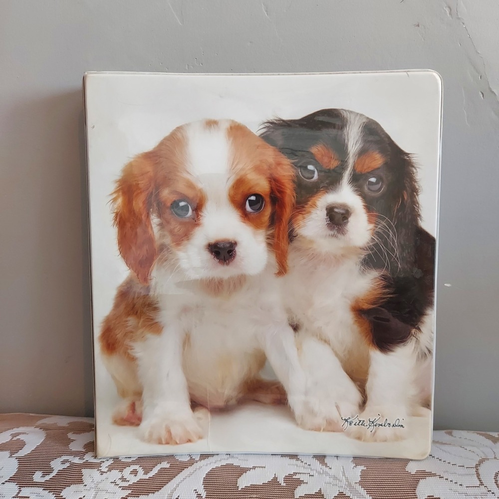 Class Act Keith Kimberlin Cavalier King Charles Spaniel Puppy 1" Binder 45011